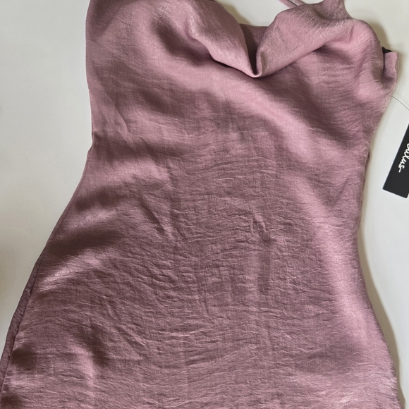 NWT Lulu's Elegant NWT, Purple Cowl Neck Maxi Dress. Size XS - Picture 8 of 9